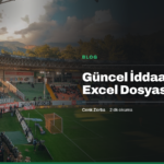 Güncel İddaa Excel Dosyası İndir