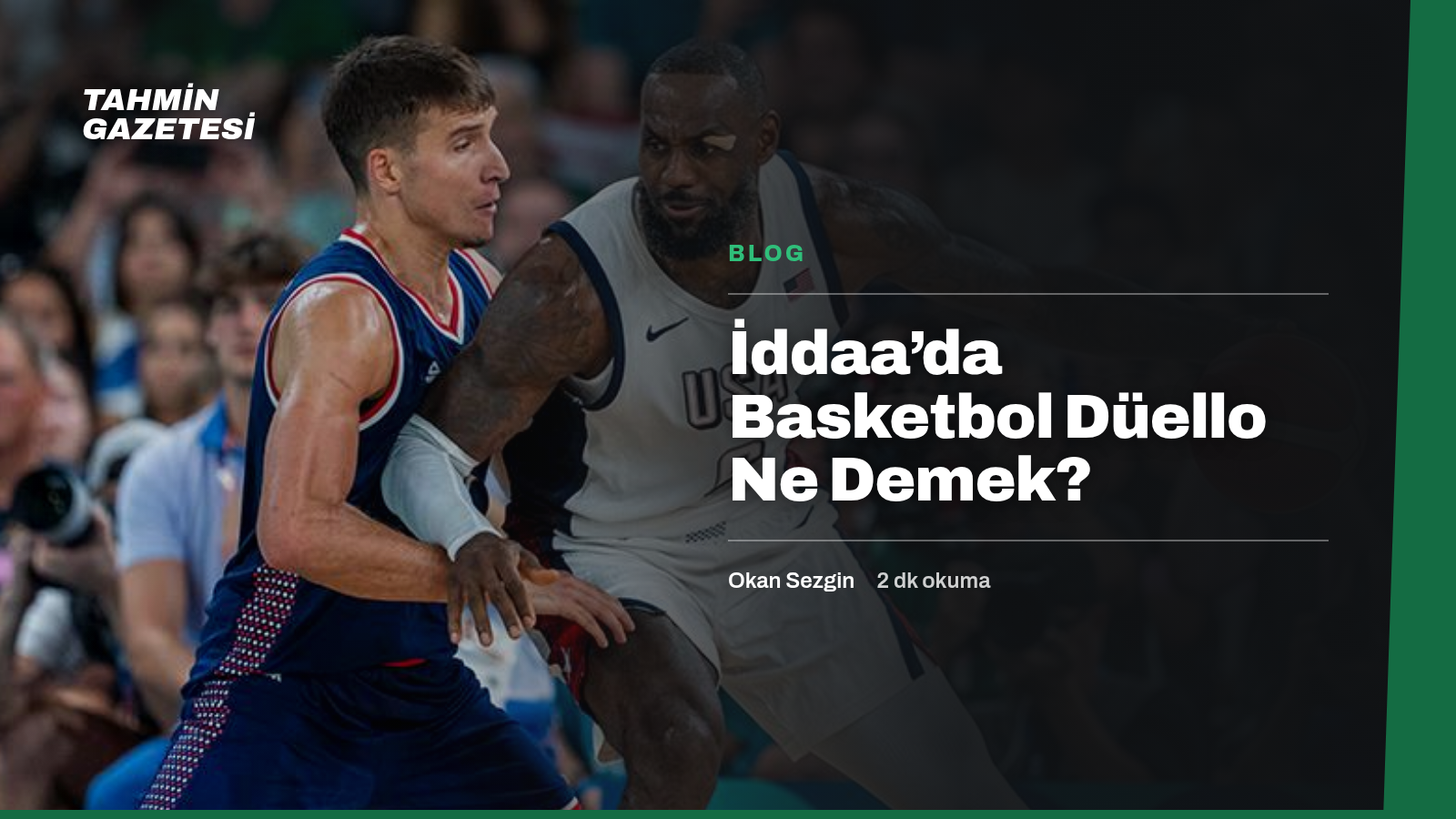 İddaa’da Basketbol Düello Ne Demek?