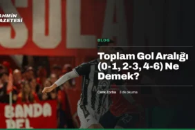 Toplam Gol Aralığı (0-1, 2-3, 4-6) Ne Demek?