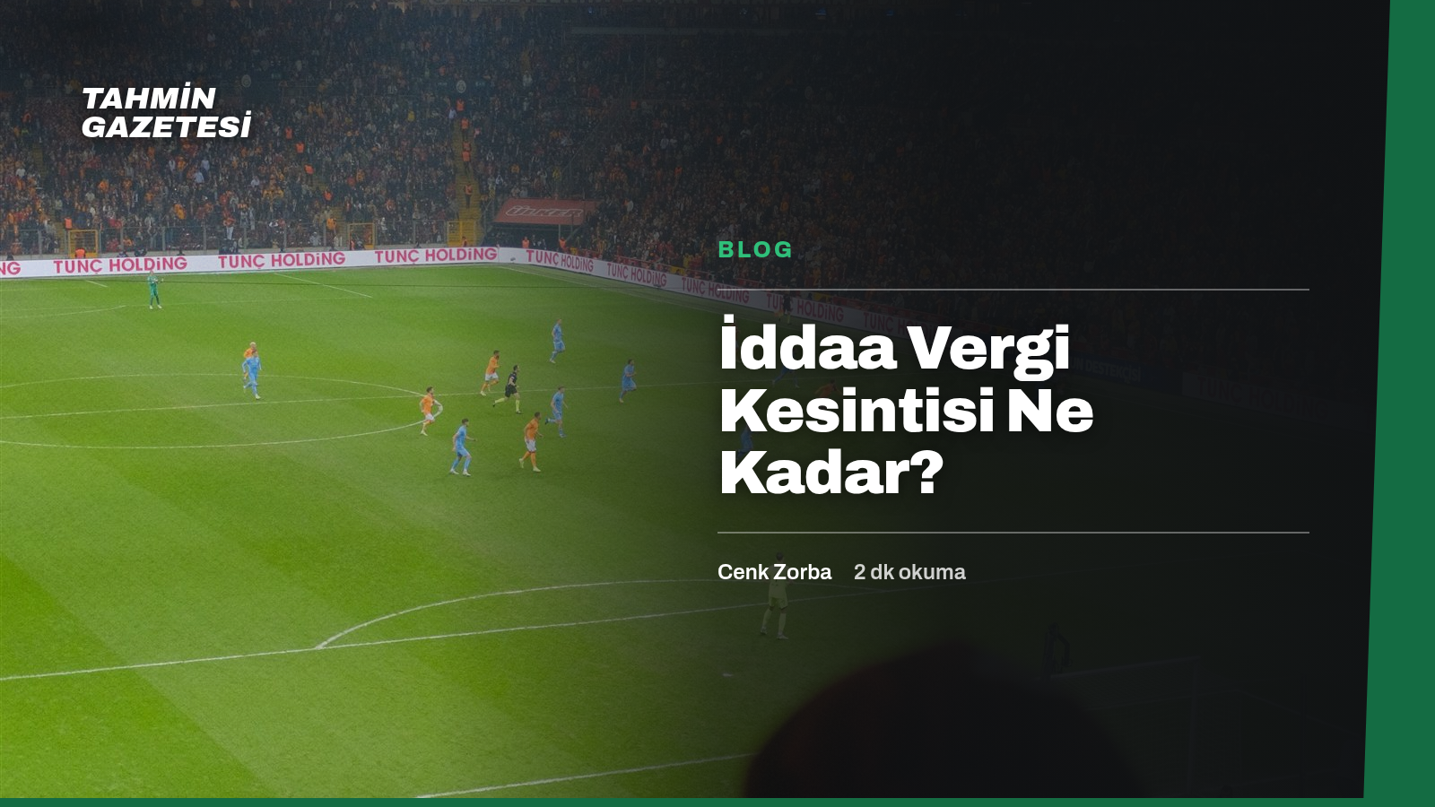 İddaa Vergi Kesintisi Ne Kadar?