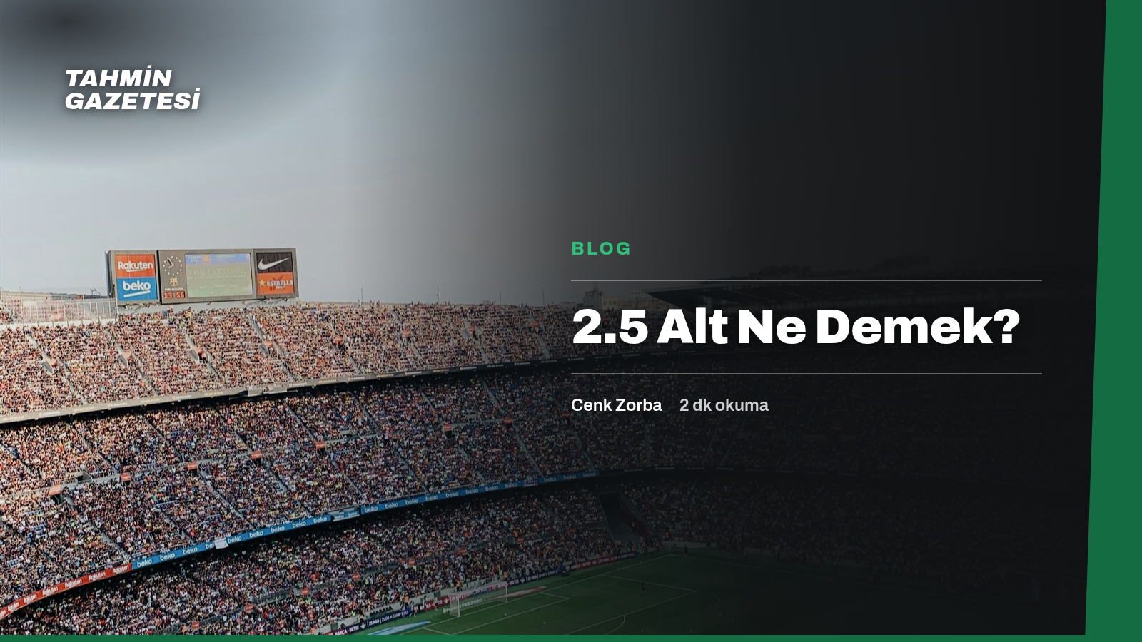2.5 Alt Ne Demek?