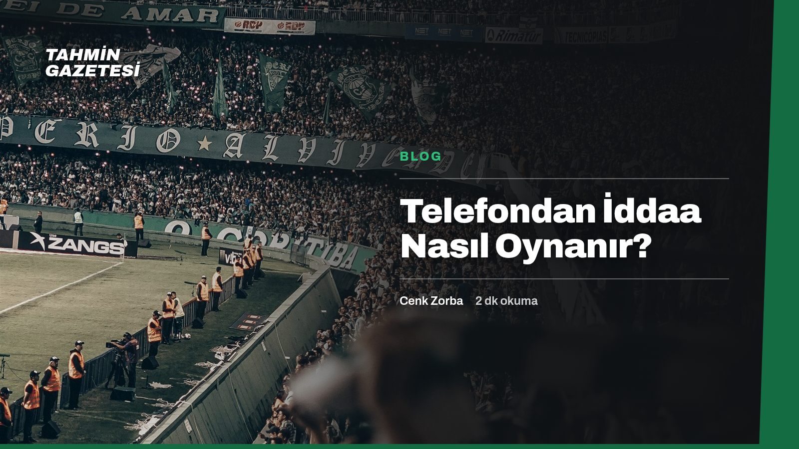 Telefondan İddaa Nasıl Oynanır?