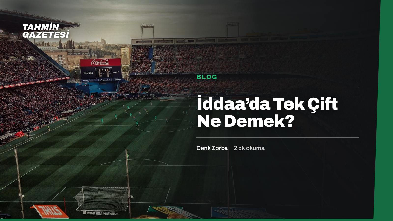 İddaa’da Tek Çift Ne Demek?