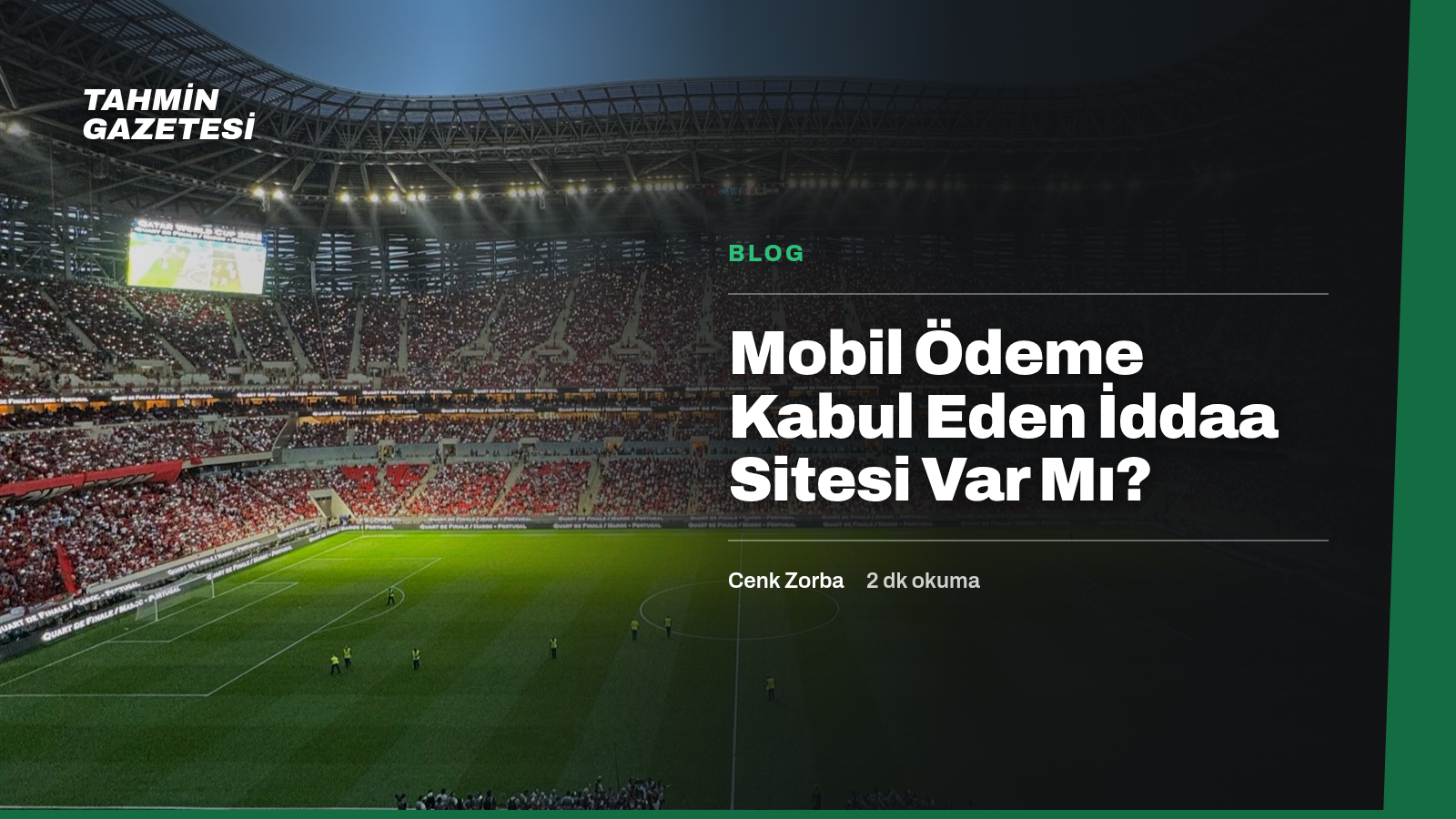 Mobil Ödeme Kabul Eden İddaa Sitesi Var Mı?