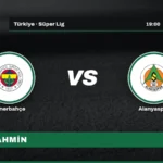 Fenerbahçe – Alanyaspor İddaa Tahmini · 17 Ekim