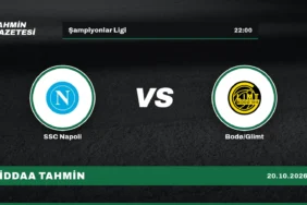 SSC Napoli – Bodø/Glimt İddaa Tahmini · 20 Ekim
