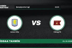 Aston Villa – Viking FK İddaa Tahmini · 21 Ekim