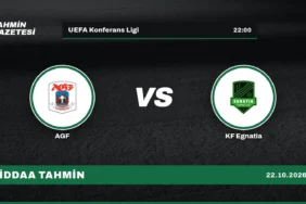 AGF – KF Egnatia İddaa Tahmini · 22 Ekim