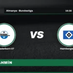 SC Paderborn 07 – Hamburger SV İddaa Tahmini · 24 Ekim