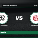 SV 07 Elversberg – 1. FSV Mainz 05 İddaa Tahmini · 30 Ekim